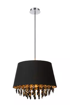 Подвесной светильник dolti (lucide) черный 45.0x35.0x45.0 см.