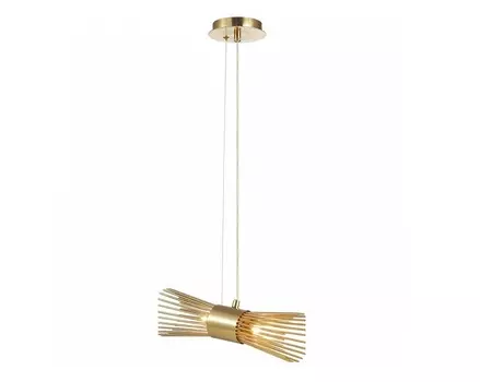 Подвесной светильник dorta (odeon light) золотой 12x120x37 см.