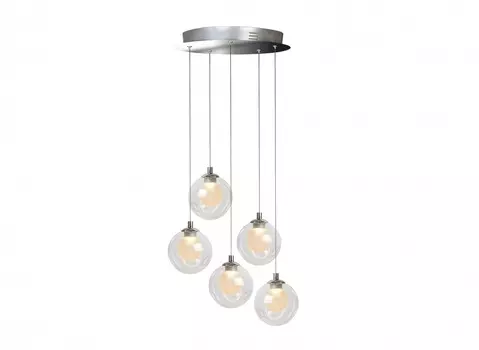 Подвесной светильник epical (iledex) серебристый 40 см.