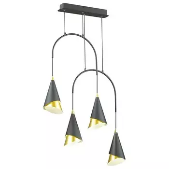 Подвесной светильник etna (odeon light) черный 57x150 см.