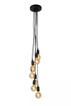 Подвесной светильник fix multiple (lucide) черный 20x130x20 см.