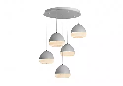 Подвесной светильник flake (iledex) белый 65 см.