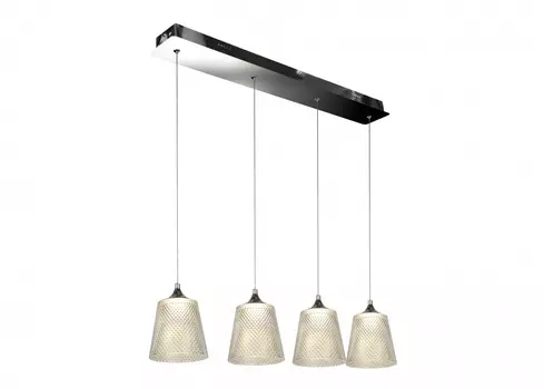 Подвесной светильник flora (iledex) серебристый 12 см.