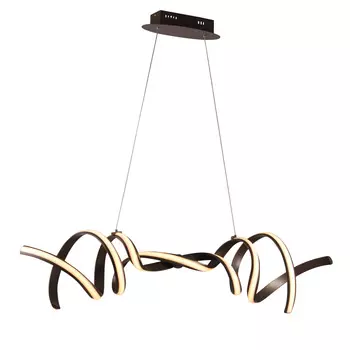 Подвесной светильник fluire (delight collection) бронзовый 100x30x25 см.