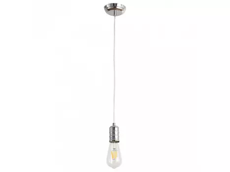 Подвесной светильник fuoco (arte lamp) серебристый 108 см.