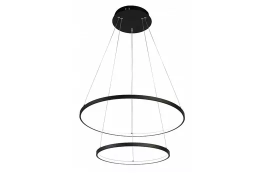 Подвесной светильник giro (eurosvet) черный 40 см.