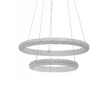 Подвесной светильник гослар (chiaro) серебристый 150 см.