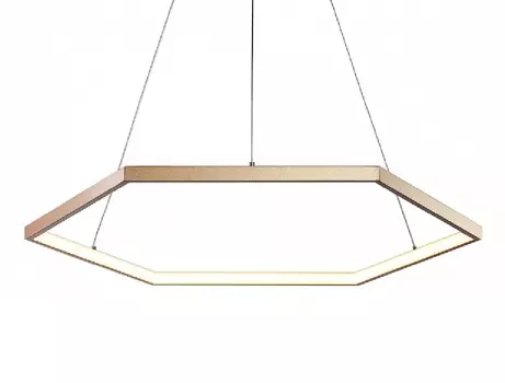 Подвесной светильник hexagon (favourite) золотой 70x90x60 см.