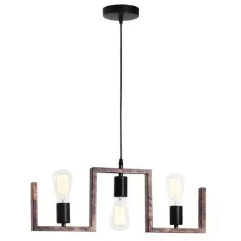 Подвесной светильник hiper cornella h146-3 (hiper) бронзовый 570x230 см.