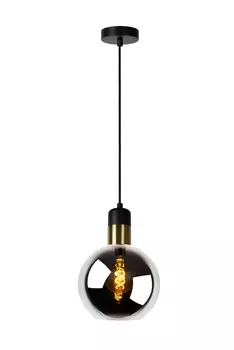 Подвесной светильник julius (lucide) серый 20x20x20 см.