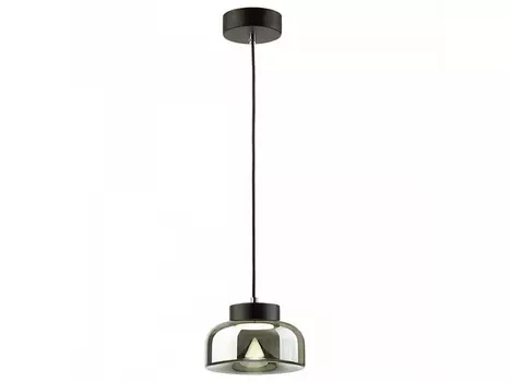 Подвесной светильник kaleo (odeon light) черный 120 см.