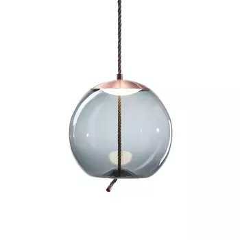 Подвесной светильник knot (delight collection) голубой 30x28x30 см.