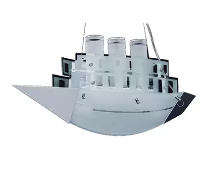 Подвесной светильник корабль (kink light) 55.0x80.0x21.0 см.