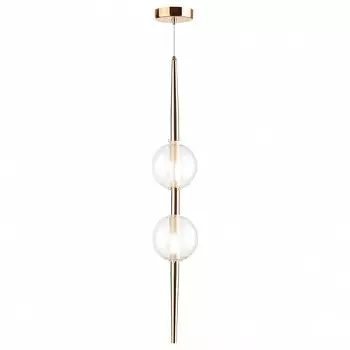 Подвесной светильник lazia (odeon light) золотой 143 см.