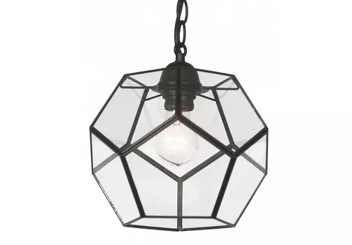 Подвесной светильник liada (eurosvet) черный 20 см.