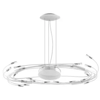 Подвесной светильник lightstar ovale 784346 (lightstar) белый 1020x130 см.