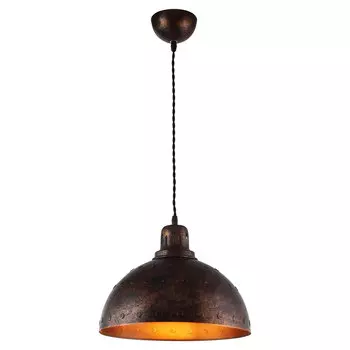 Подвесной светильник (loft) коричневый 120 см.
