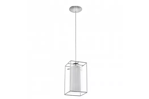 Подвесной светильник loncino (eglo) белый 15x110x15 см.