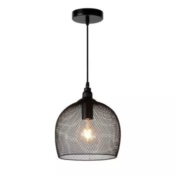 Подвесной светильник lucide mesh 43404/22/30 (lucide) черный 1500 см.