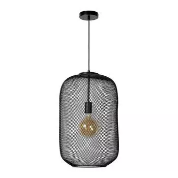 Подвесной светильник lucide mesh 45385/35/30 (lucide) черный 800 см.