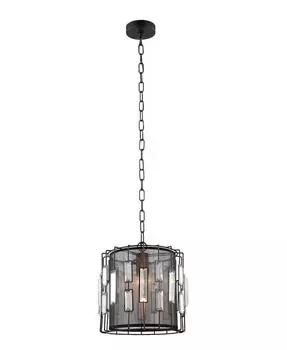 Подвесной светильник lumien hall аглая 0001/1pm-bk (lumien hall) черный 990 см.