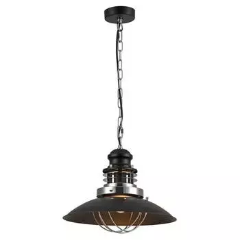 Подвесной светильник lussole loft lsp-8029 (lussole (loft)) черный 1200 см.