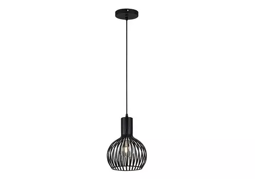Подвесной светильник luvi (odeon light) черный 26 см.
