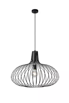 Подвесной светильник manuela (lucide) черный 65.0x60.0x65.0 см.