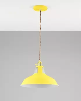 Подвесной светильник marta (moderli) желтый 16 см.