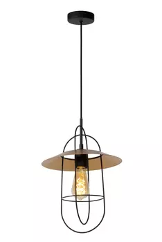 Подвесной светильник masson (lucide) золотой 28.0x40.0x28.0 см.