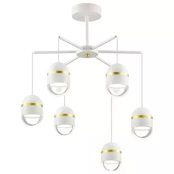 Подвесной светильник minion (odeon light) белый 61x65x54 см.