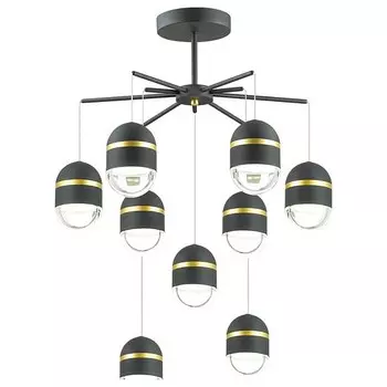 Подвесной светильник minion (odeon light) черный 71x73x62 см.