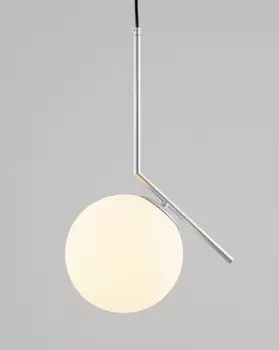 Подвесной светильник moderli v1992-1p evelyn 1*e27*60w (stoolgroup) серебристый 20x100x20 см.