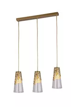 Подвесной светильник natali 120*56 (moderli) золотой 556x120x10 см.