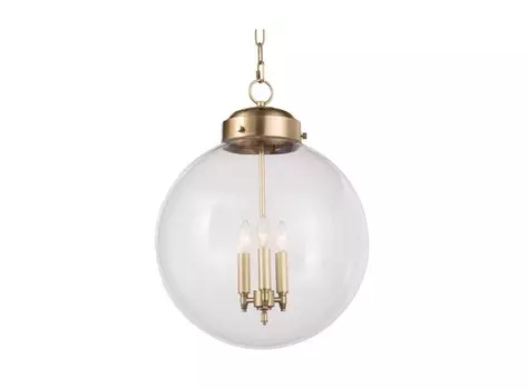 Подвесной светильник nerissa (gramercy) прозрачный 35x38x35 см.