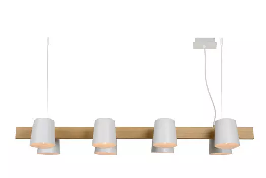 Подвесной светильник noctorio (lucide) белый 35.0x25.0x120.0 см.