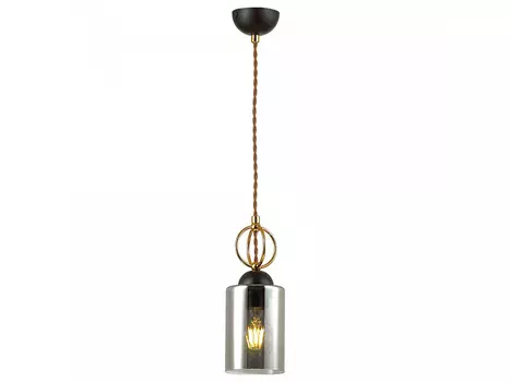 Подвесной светильник opika (odeon light) черный 100 см.