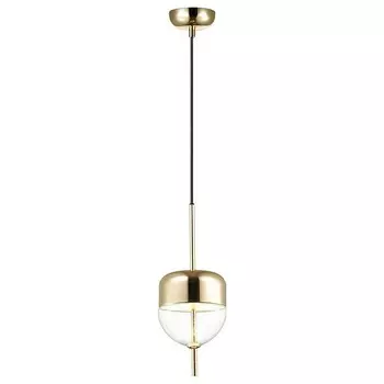 Подвесной светильник pamfa (odeon light) золотой 150 см.