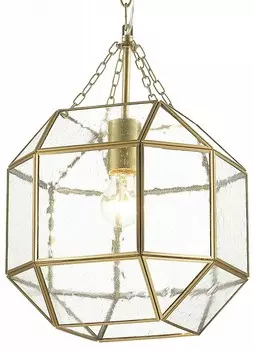 Подвесной светильник quadratum (favourite) золотой 27x119x27 см.
