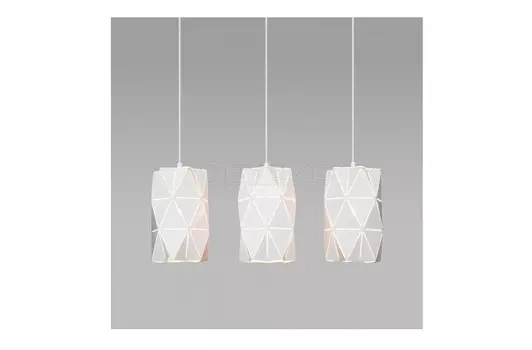 Подвесной светильник reprise (eurosvet) белый 14x28x58 см.