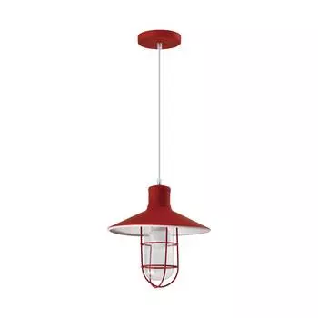 Подвесной светильник ride (moderli) красный 28 см.