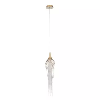 Подвесной светильник salica (st luce) золотой 60 см.