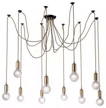Подвесной светильник salute (arte lamp) золотой 111 см.