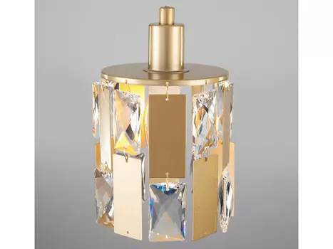 Подвесной светильник scoppio (eurosvet) золотой 100 см.