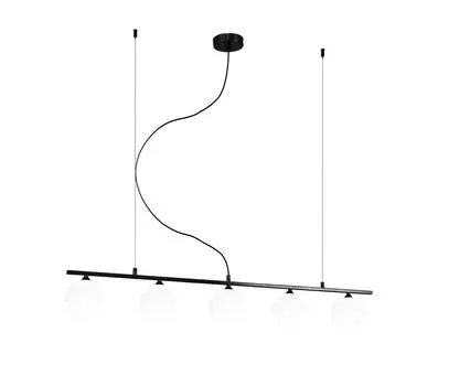 Подвесной светильник sector (moderli) черный 10x120 см.