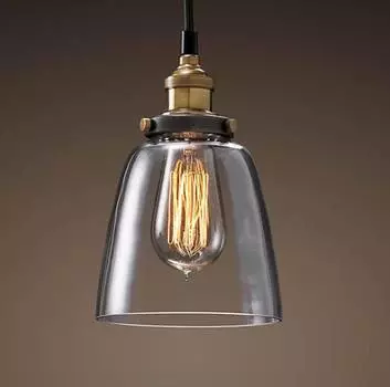 Подвесной светильник single 24*14 (moderli) прозрачный 24 см.