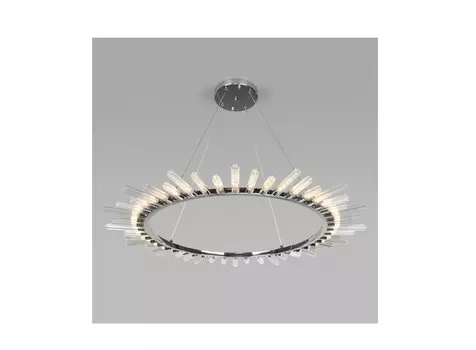 Подвесной светильник sole (bogates) серебристый 30 см.