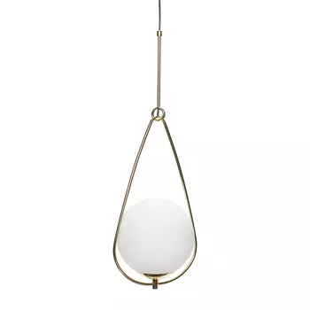 Подвесной светильник sphere (hubsch) золотой 83 см.