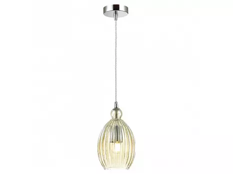 Подвесной светильник storzo (odeon light) желтый 120 см.