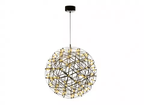 Подвесной светильник stratosphere (iledex) серебристый 60 см.